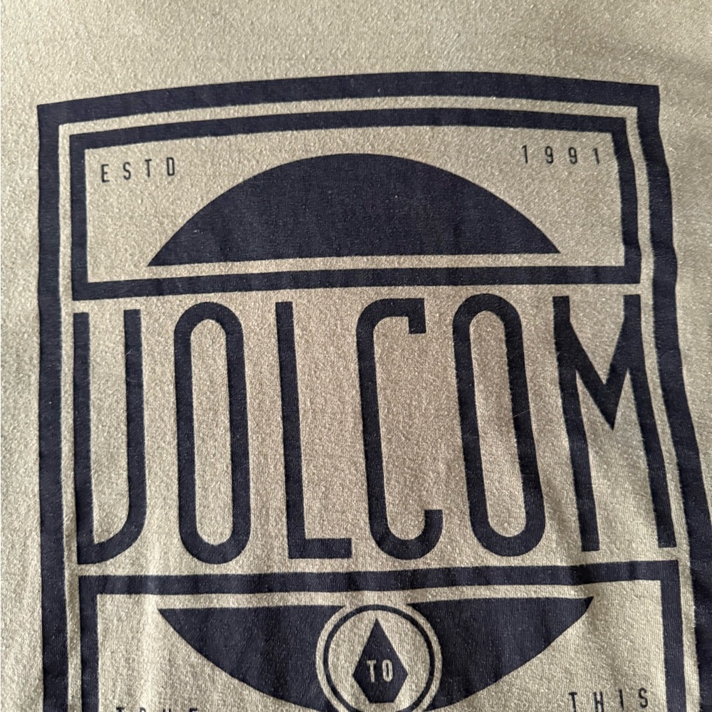 Volcom Khaki Graphic Tee - Picture 2 of 4
